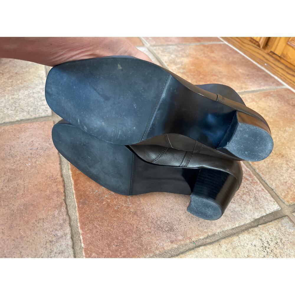 David Tate Model Brown Lambskin bootie size 10 - Picture 8 of 9